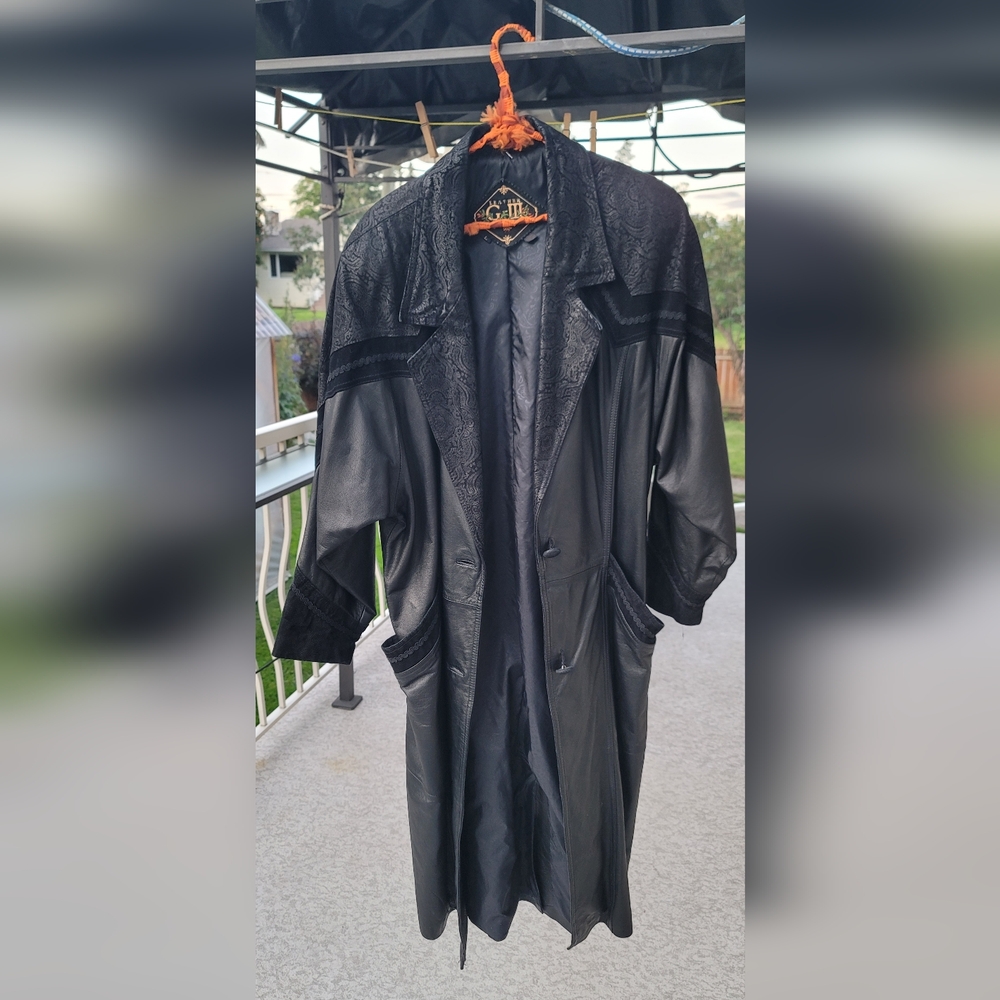 Leather Trenchcoat